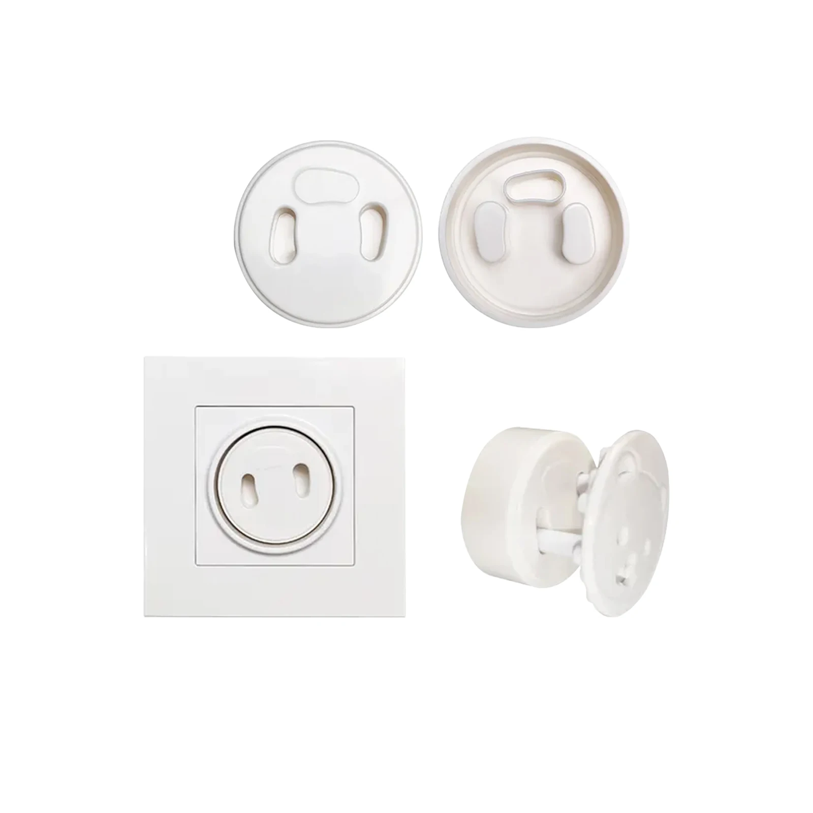 Childproof outlet plug removable Baby  safety Socket Covers French Revolutionary  Safety Kit for Electrical Socket Protection