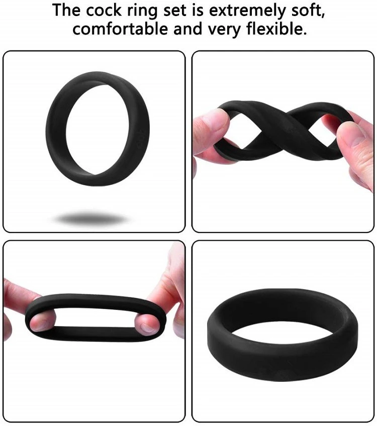 Premium Soft Silicone Cock Rings Penis Rings Prevent Premature Ejaculation Prolong Penis Ring Mu Ecas Sexuales Para Adultos