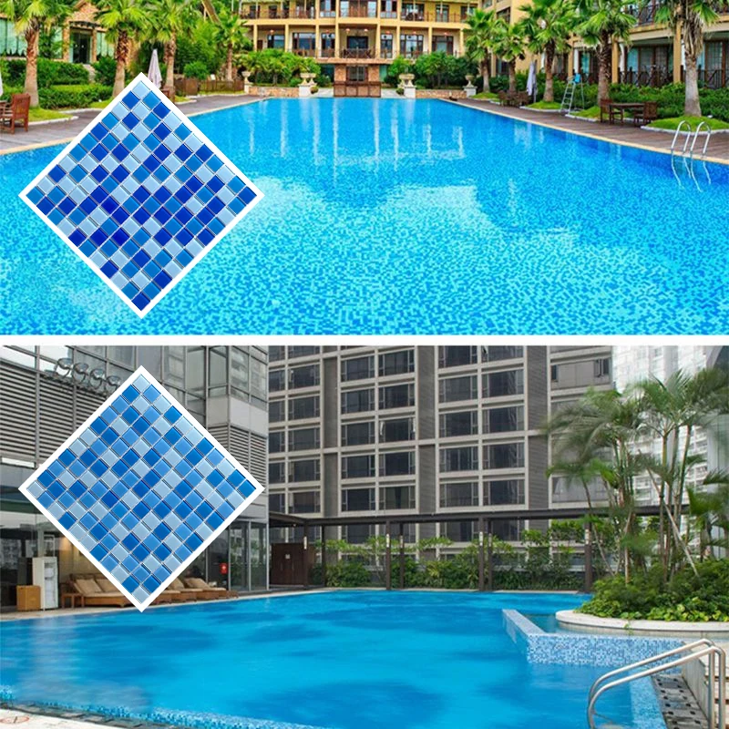 swimming pool glass mosaic tile pool tile ,Ceramic swim pool mosaic tile wholesale