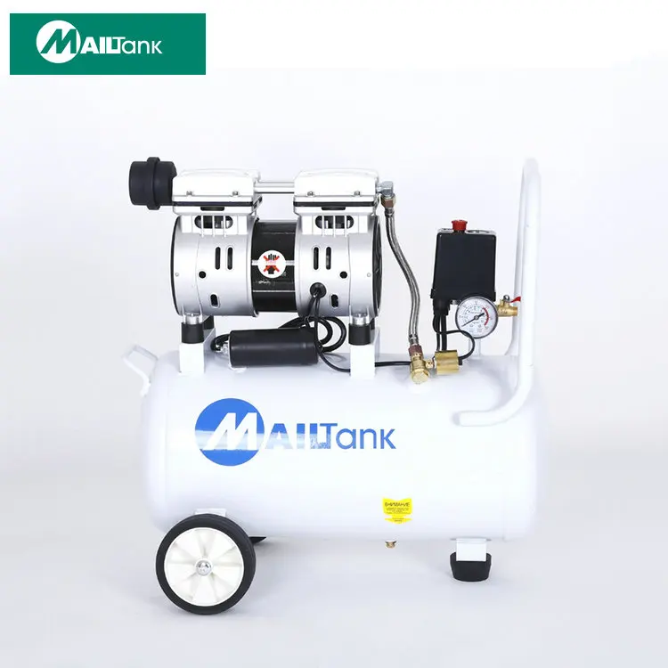 
Mailtank 220V 30L 102L/Min Moveable Oil Free Mini Air Compressor for sale 