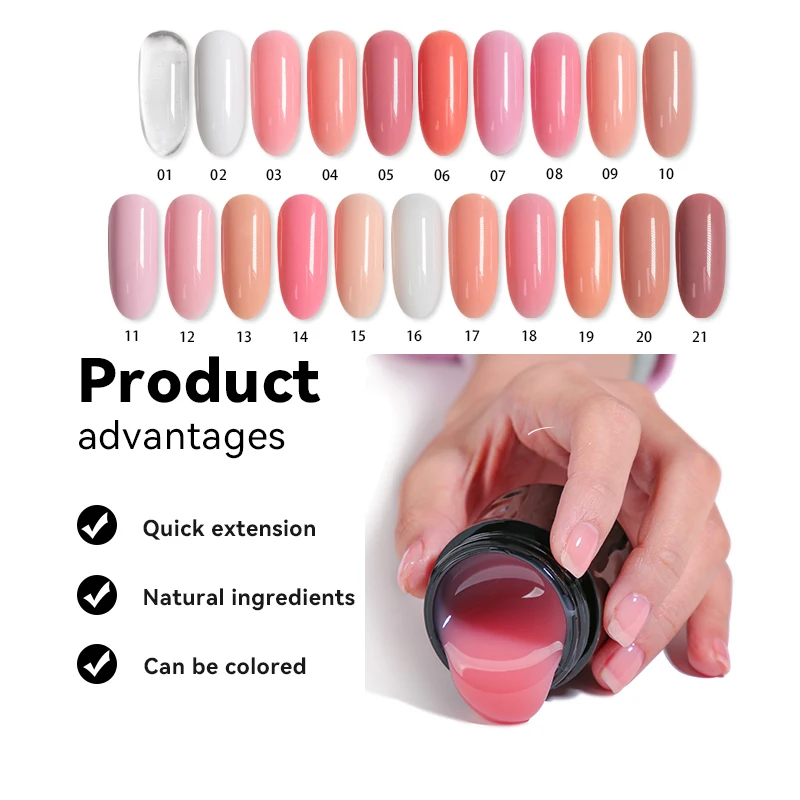 CaiXuan Building Gel /extension Gel Nail Polish /uv Building Gel For Nail Salon