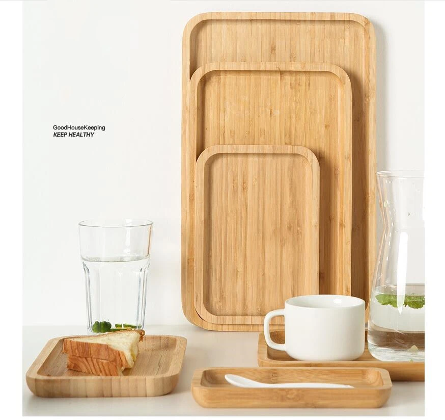 Customize All Kinds of Bamboo Trays Customize Logo And Size Promotional Bamboo Gift Green Products Customize Tea Cup Bamboo