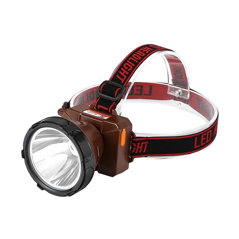 LED headlamp strong bald head wearing flashlight outdoor long-range charging hunting night fishing mining small xenon headlamp