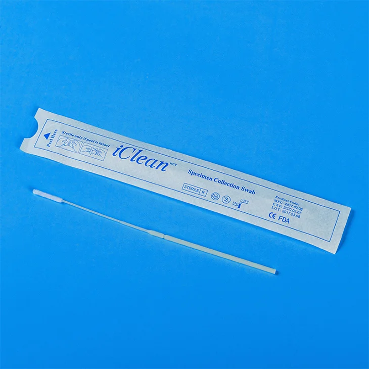 Special hot selling sampling nasal nasaled sterile sample collection cotton swab