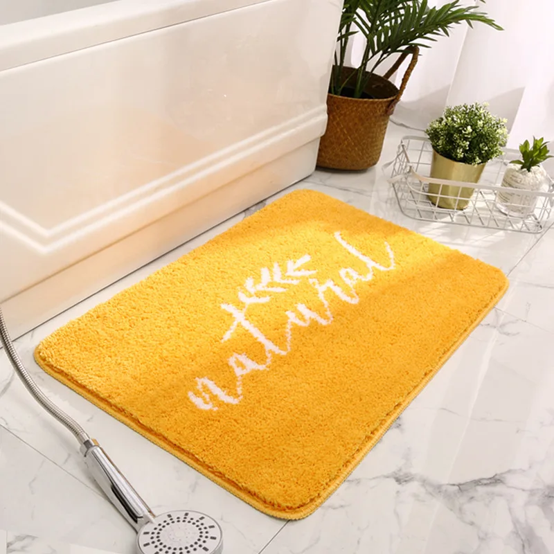 Nordic Style Thickening Washable Rugs Microfiber Soft Kid Quick Dry Bath Floor Mat Anti Slip Absorb Mats