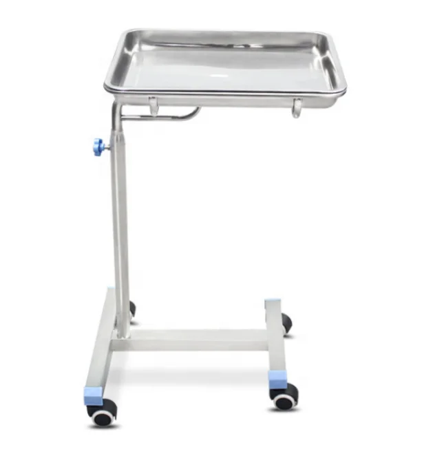 Mayo Stand Mayo Tray with Adjustable Height Omnidirectional Wheels for Home Equipment Personal Care Mayo trolley