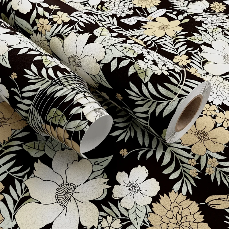 Luxury PVC Wallpaper for Bedroom Decor High Quality Home Decorative Brick Design Art Deco Style Spring Format