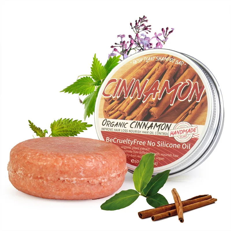 100% Hot Sale Private Label Handmade Tin Box Hair Soap Natural Coffee Solid Shampoo Bar for Hair