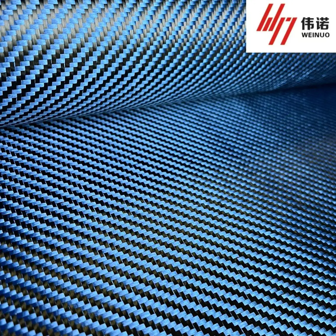 Low Price High Strength 210g Blue Kevlar And Carbon Fibre Blended