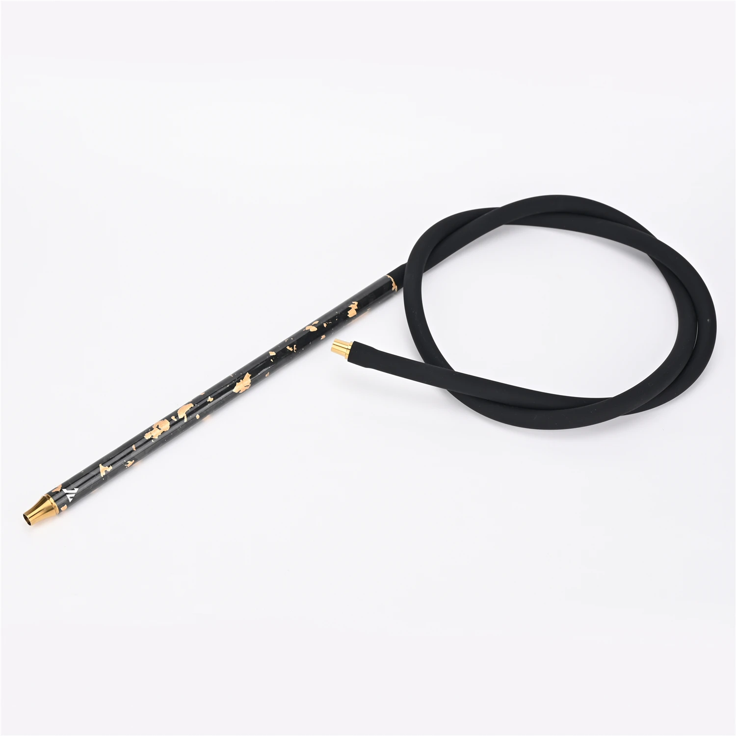 VYRO 55CM Top design Large Size single hose golden Shisha clear glass Hookah base set with out handle