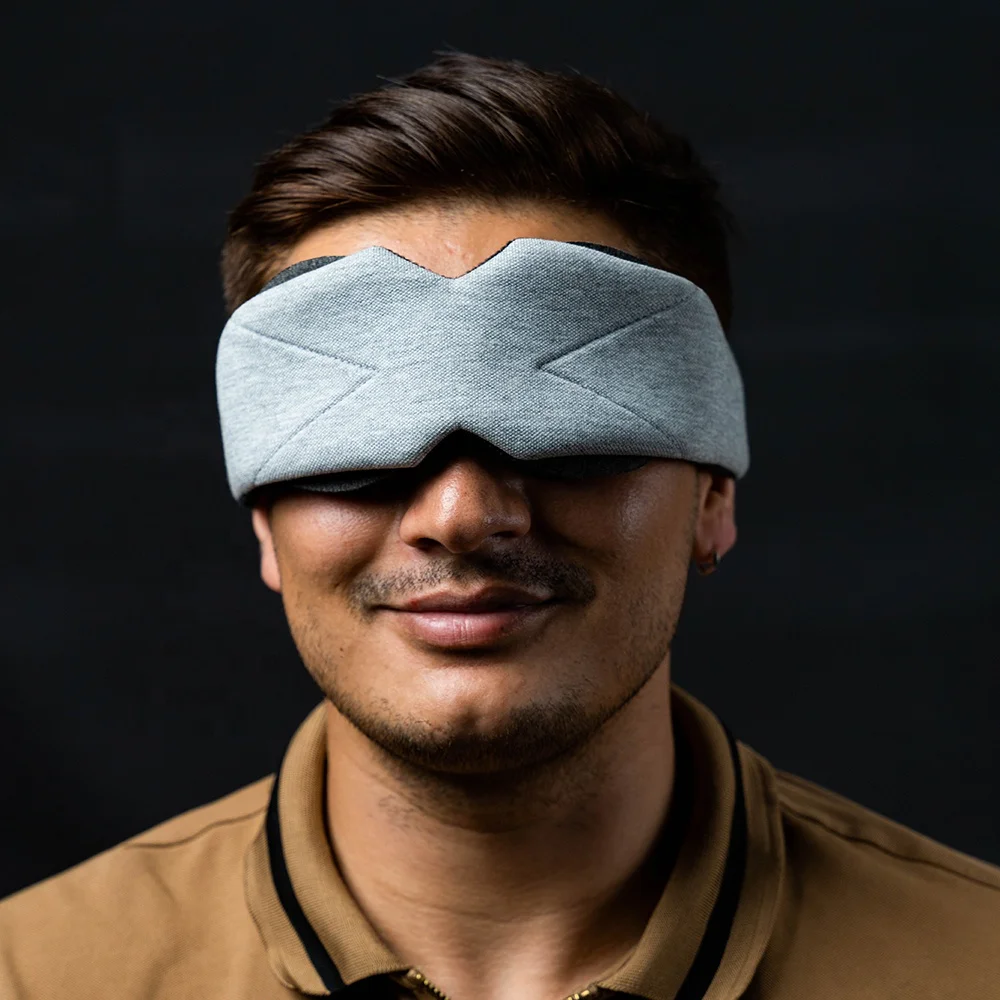 Custom Private Label Eyemask Sleep,Travel 3D Eye Mask With Adjustable Contour,Blackout Memory Foam Sleep Mask