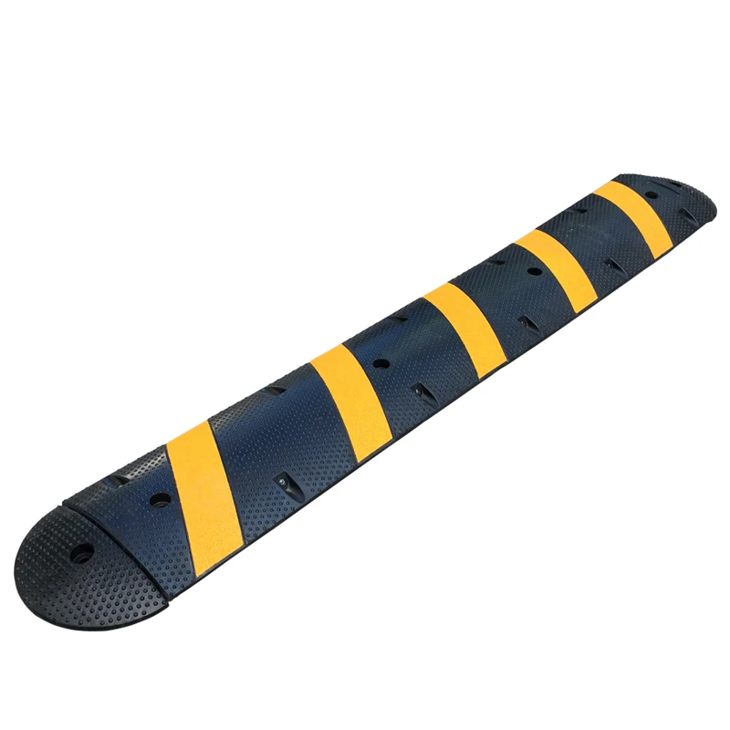 183cm Length High Quality Anti-Pressure Road Traffic Safety Rubber Speed Bump