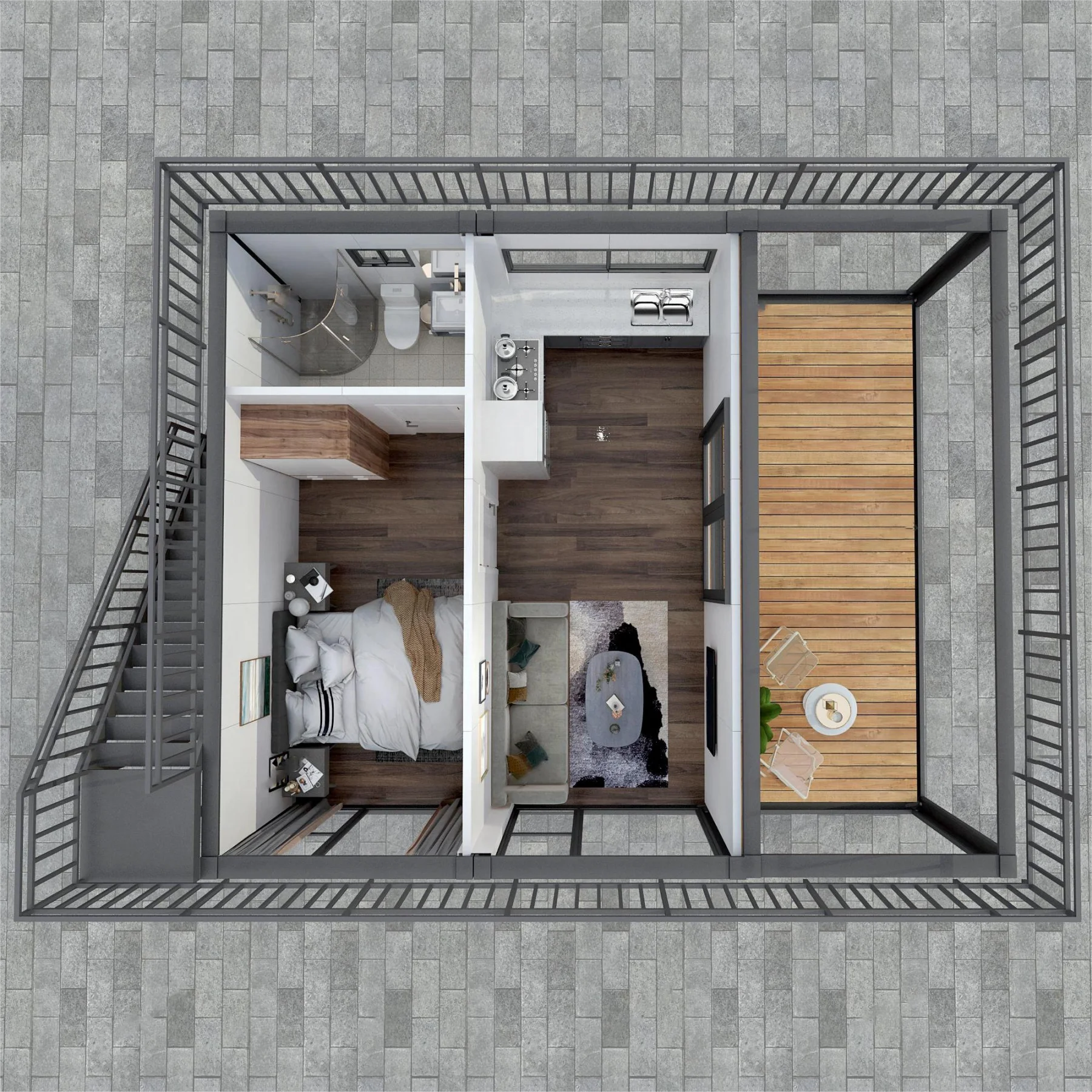 China modular low cost tiny prefab houses 2 bedroom steel 40 ft knock down flat pack 20ft iso CE shipping container frame