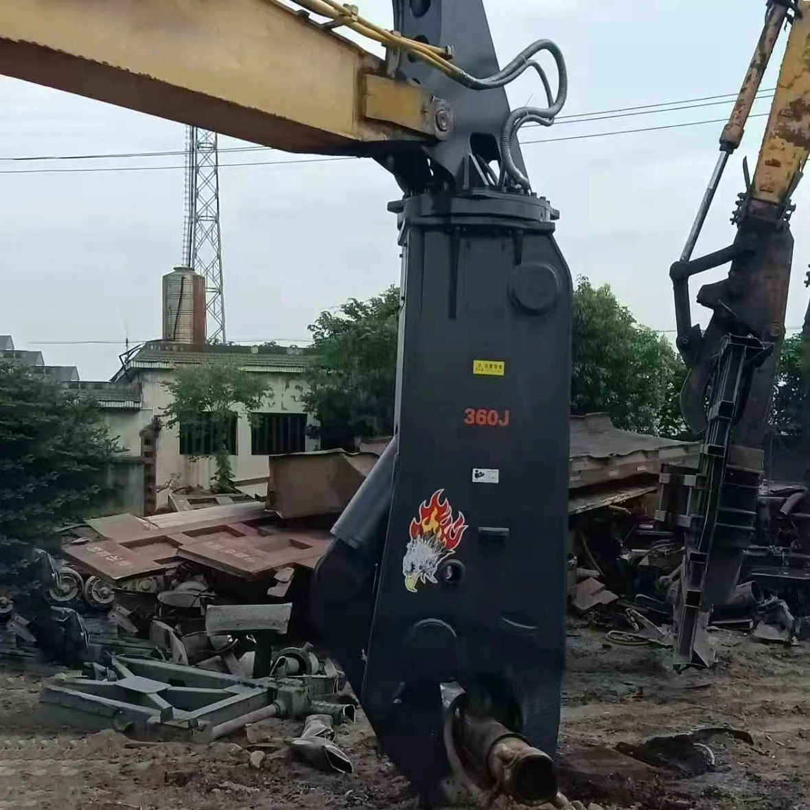 DG Factory Customized eagle shaped demolition shear Hydraulic Rotating Eagle Shear For Excavator