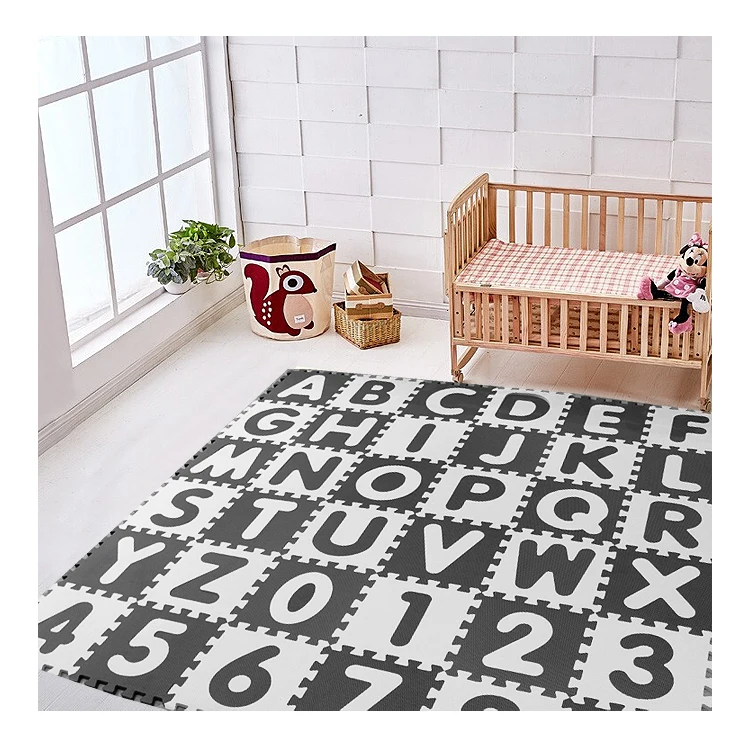 Alphabet Numbers Eva Floor Mat 36 Piece Soft Numbers And Alphabet Play Mats