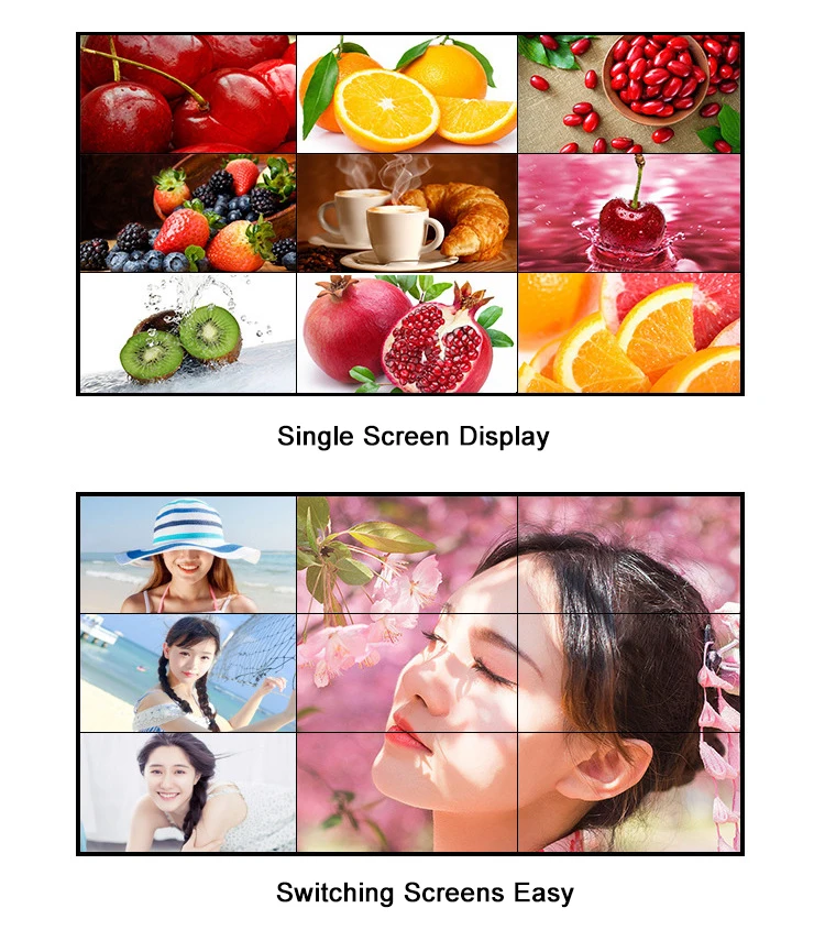 50 55 inch super slim splicing LCD Video wall display screen