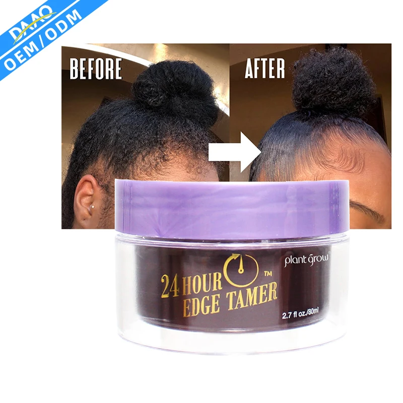 IN STOCK Amazon Top Seller 24 Hour Natural Edge Tamer Edge Control Private Label Bulk Edge Control for black hair 4c
