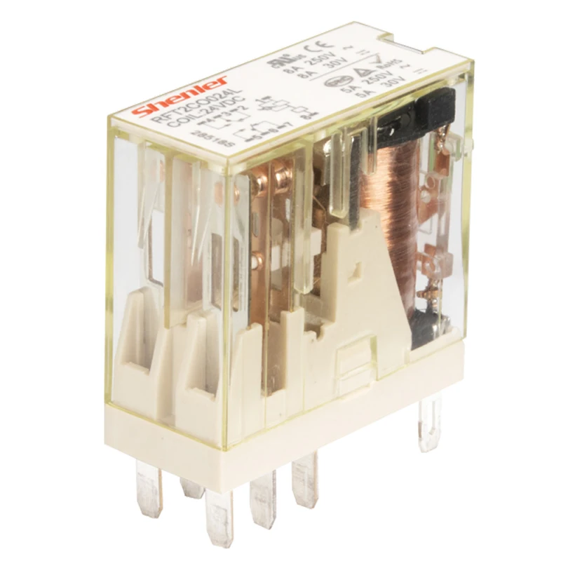 Shenler тонкое реле RFT2CO012L 8pin 12 В постоянного тока 24 В Двойное изменение электромагнитное реле jqx 115f krly2120 250vac 5a song chuan