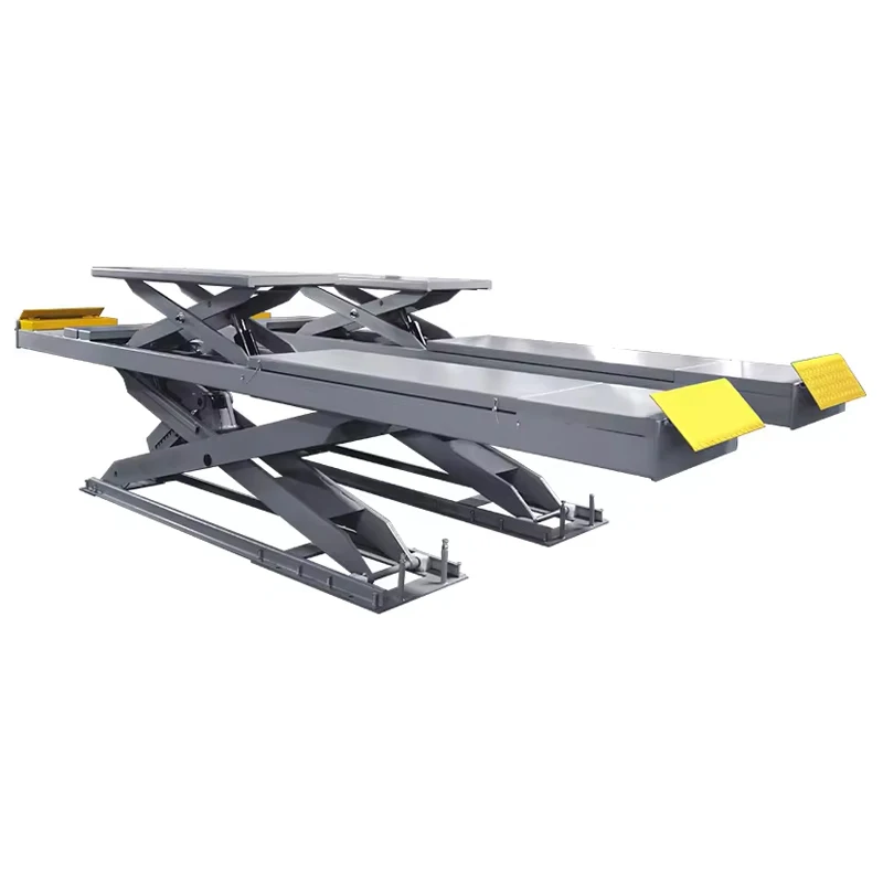 sisor automotive pneumatic drill 3D trailer transfer arm club double car lift kit hebebuhnein ground 4 ton to second floor