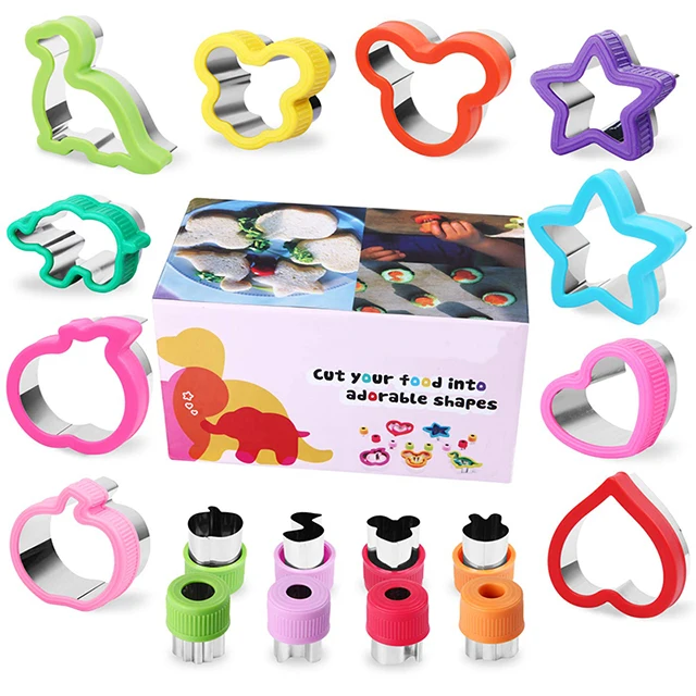Holiday Cookie Cutters Sandwich Cutters for kids Animal Cartoon cutter cake decorating set