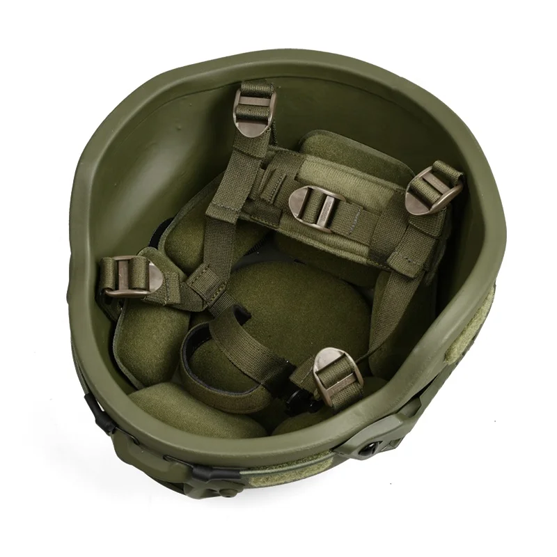 CNRSPE MICH 2000 Tactical Helmet NIJ IIIA 9mm.44 Aramid Anti ZD Ballistic Protection MICH Full earmuff High cut Helmet