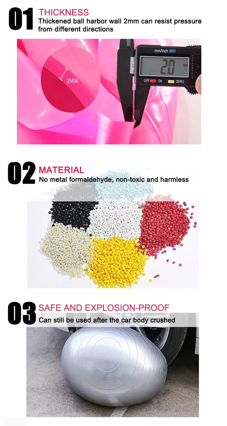 2024 New Design Fitness PVC Yoga Power Ball Exercises For Yoga Stability Fit Ball Exercise Balls with Custom Logo