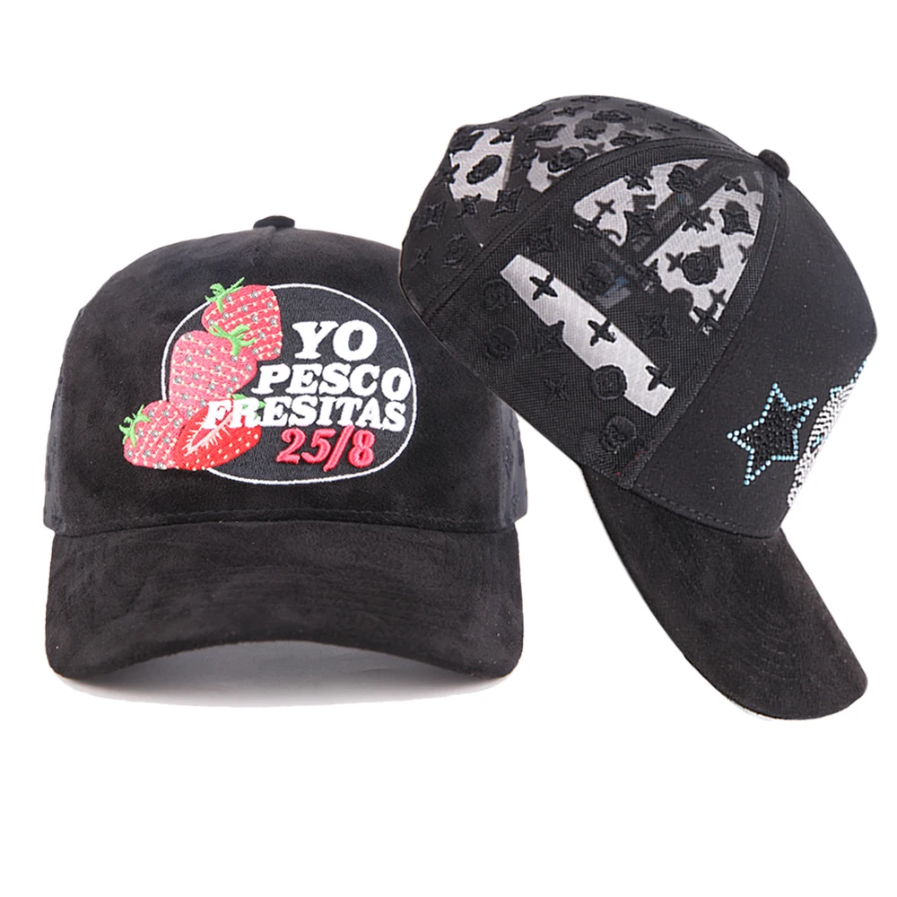Wholesale Factory Custom Suede mesh Mens Mesh Trucker Hat Embroidery Logo Mesh Trucker Hats