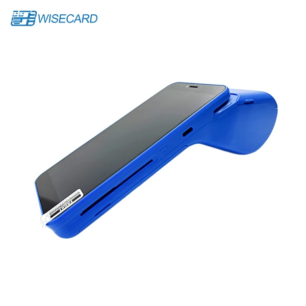 WCT-T80 Android 12 Handheld POS Terminal with Touch Screen Built-In Thermal Printer NFC Card Reader Fingerprint Module Function