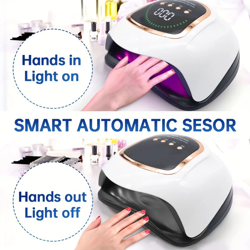 OEM Uv Led Nail Lamp Nail Dryer with 72 lamp Beads Used in Nail Beauty Salon Suitable for Pedicure Manicure