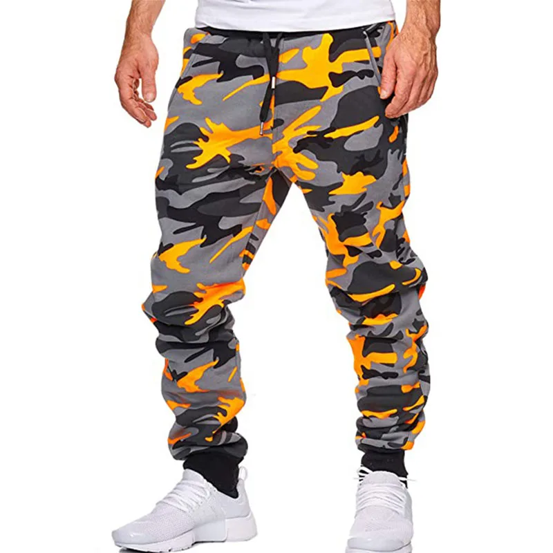 Custom Logo Sportswear Breathable Street wear Camouflage Track Jogger Pants Outdoor Hiking Sport Mens Casual Pants