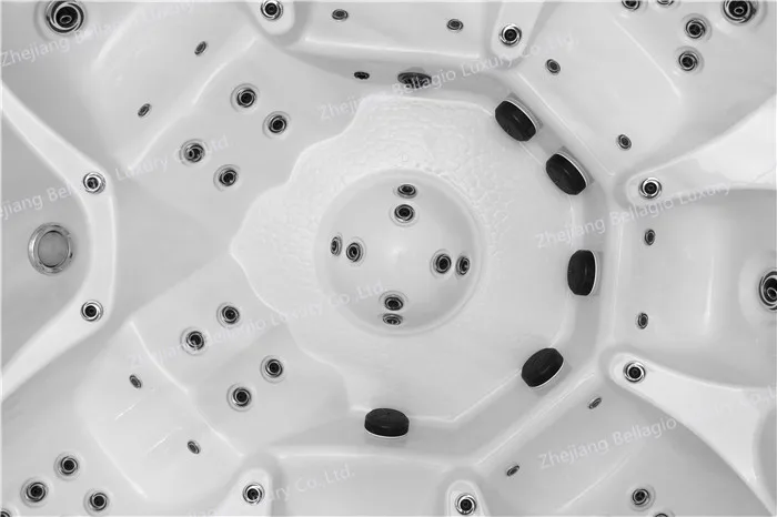 7 person cheap price European style modern massage best acrylic spa jet whirlpool hot tub with air bubbles