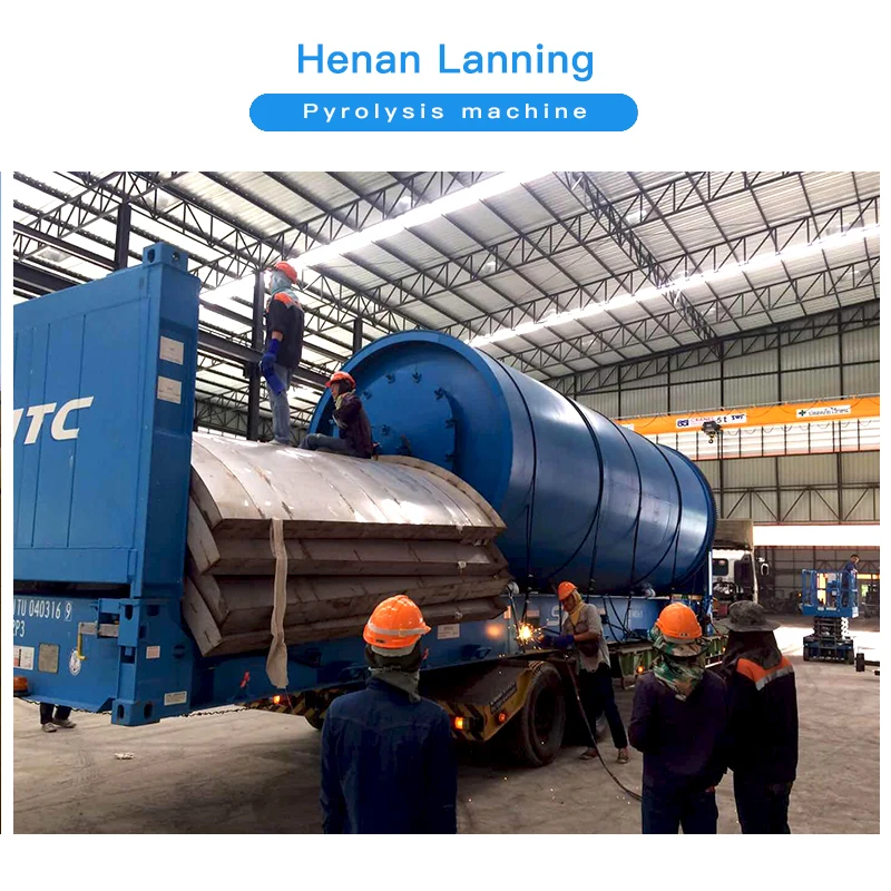 Lanning 2023 waste plastic waste tire to pyrolysis plant oil
