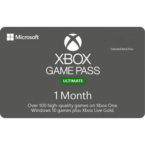 
Xbox game pass 12 month ultimate 