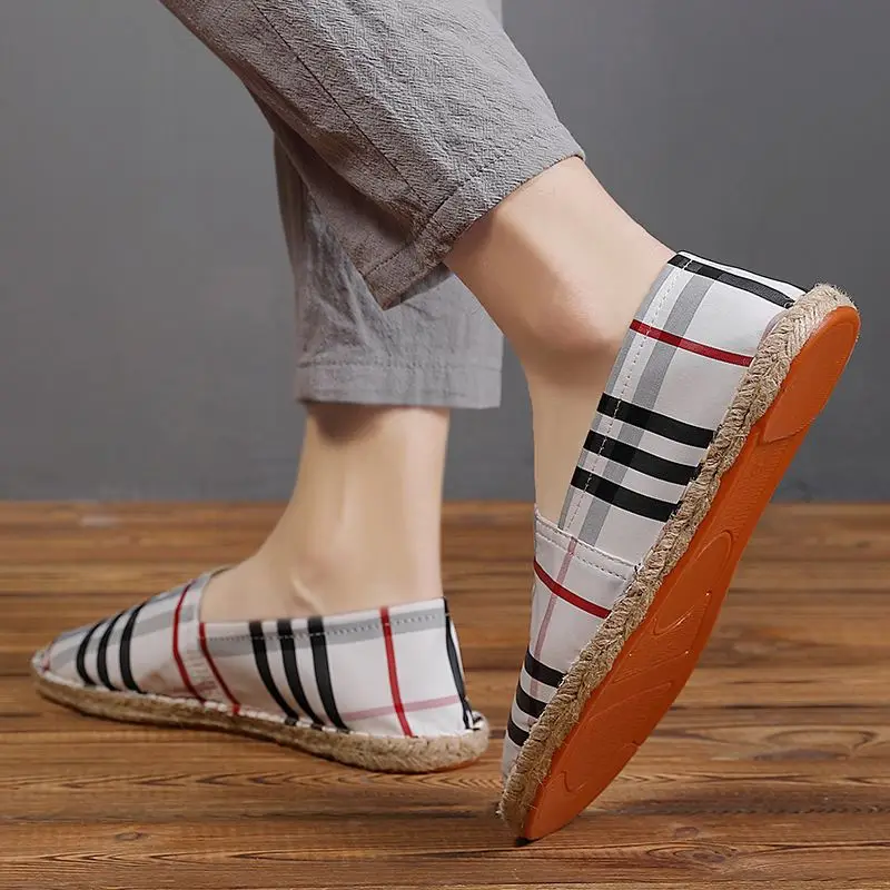 Espadrille/оригинальные Espadrilles Sohle Kaufen/мужские черные туфли на плоской подошве с квадратным носком