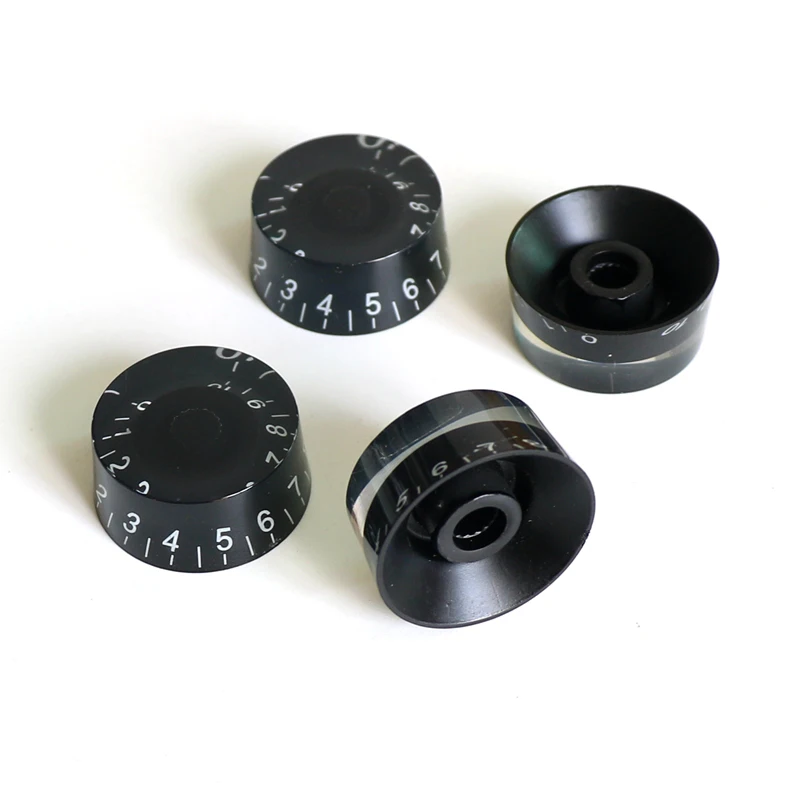 Black LP Speed Guitar Knobs For Tone Volume Control To Electric guitar spare parts online shopping store