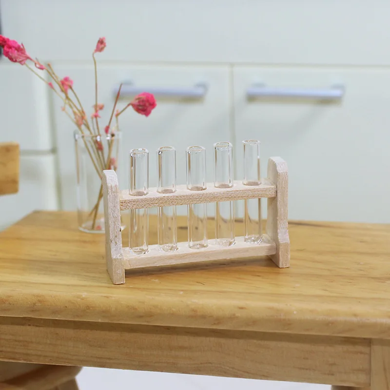 Doll House Accessories Toy Model Miniature Ornaments Ob11 Micro Scene Shooting Props Mini Experimental Test Tube