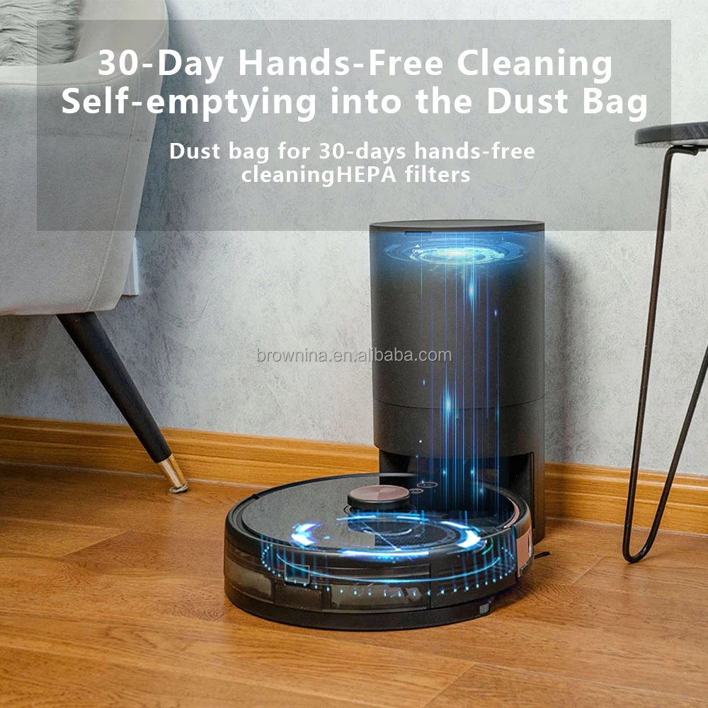 Factory Robot Vacuum Cleaner Wifi APP Alexa  Robot Vacuum Cleaner Prices with Wet and Dry Mop Sweep