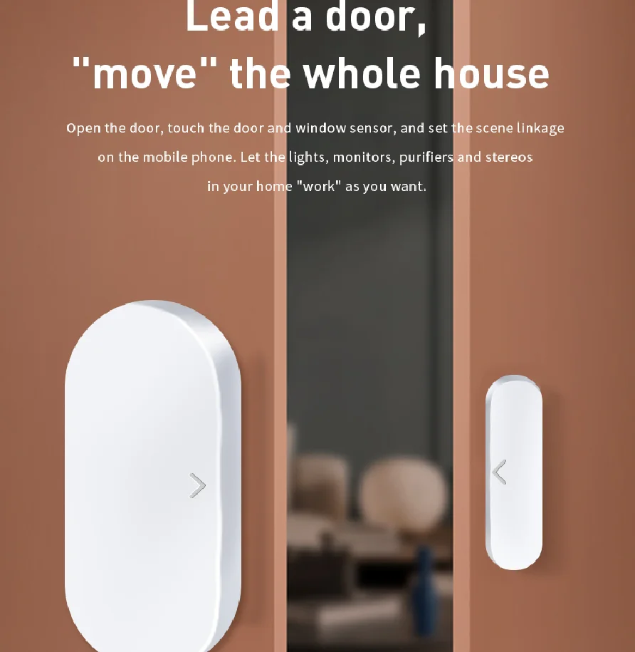 
Zigbee SmartLife Tuya Wifi Home Door and Window Magnetic Sensor Alarm Tuya wifi smart door sensor 