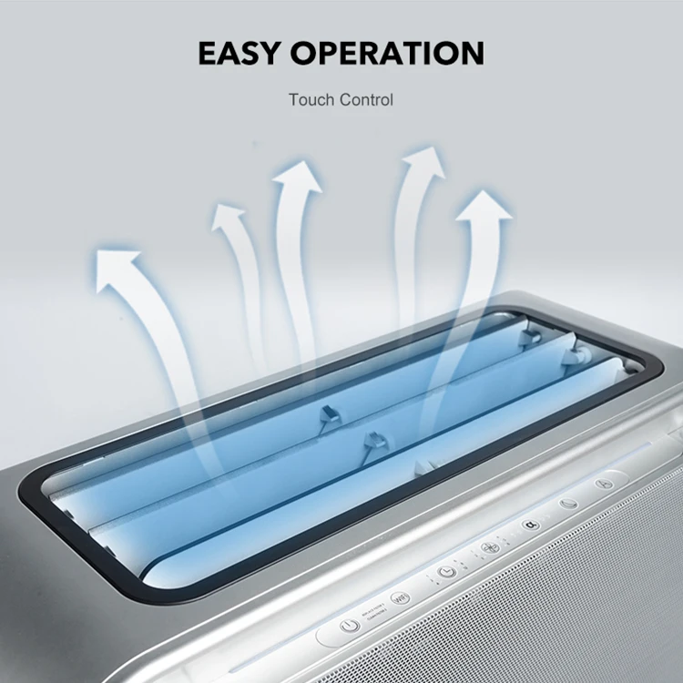 China Supplier Wifi Control Washable Large Space Household Electrostatic Air Purifiers