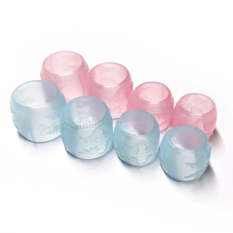 new product 2019 Reusable finger tip gloves silicone finger tip cot protector for typing        finger cover