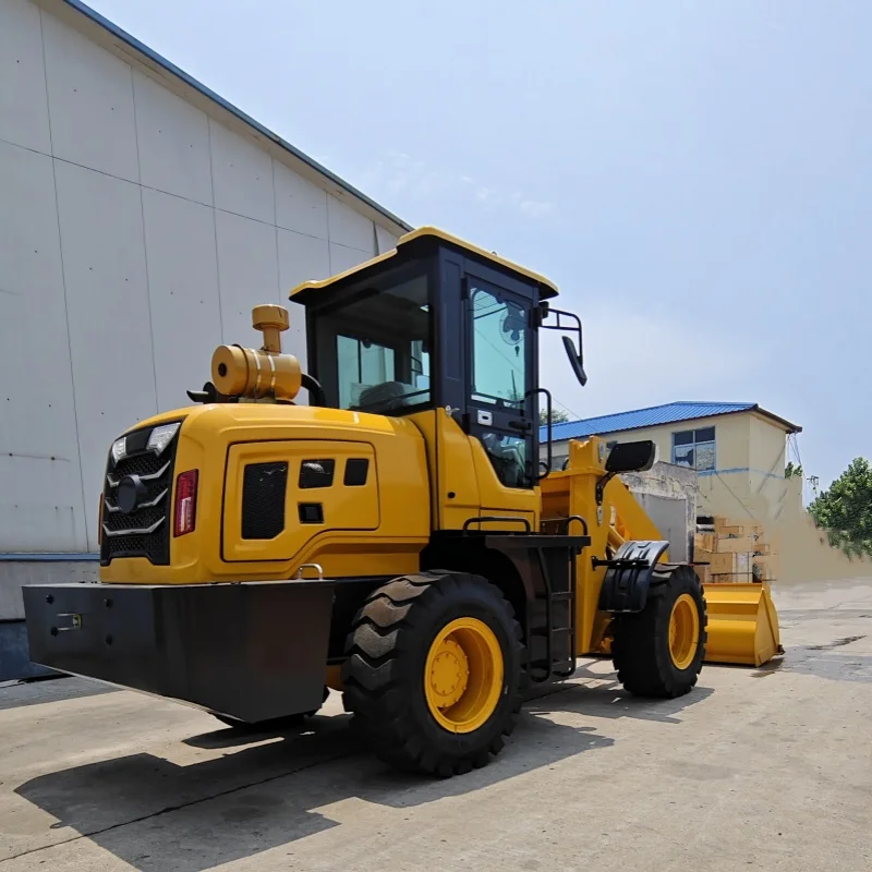 Высокоэффективный колесный дизельный погрузчик 4x4 с двигателем Kubota новое состояние для муниципальных работ сертифицированный на складе