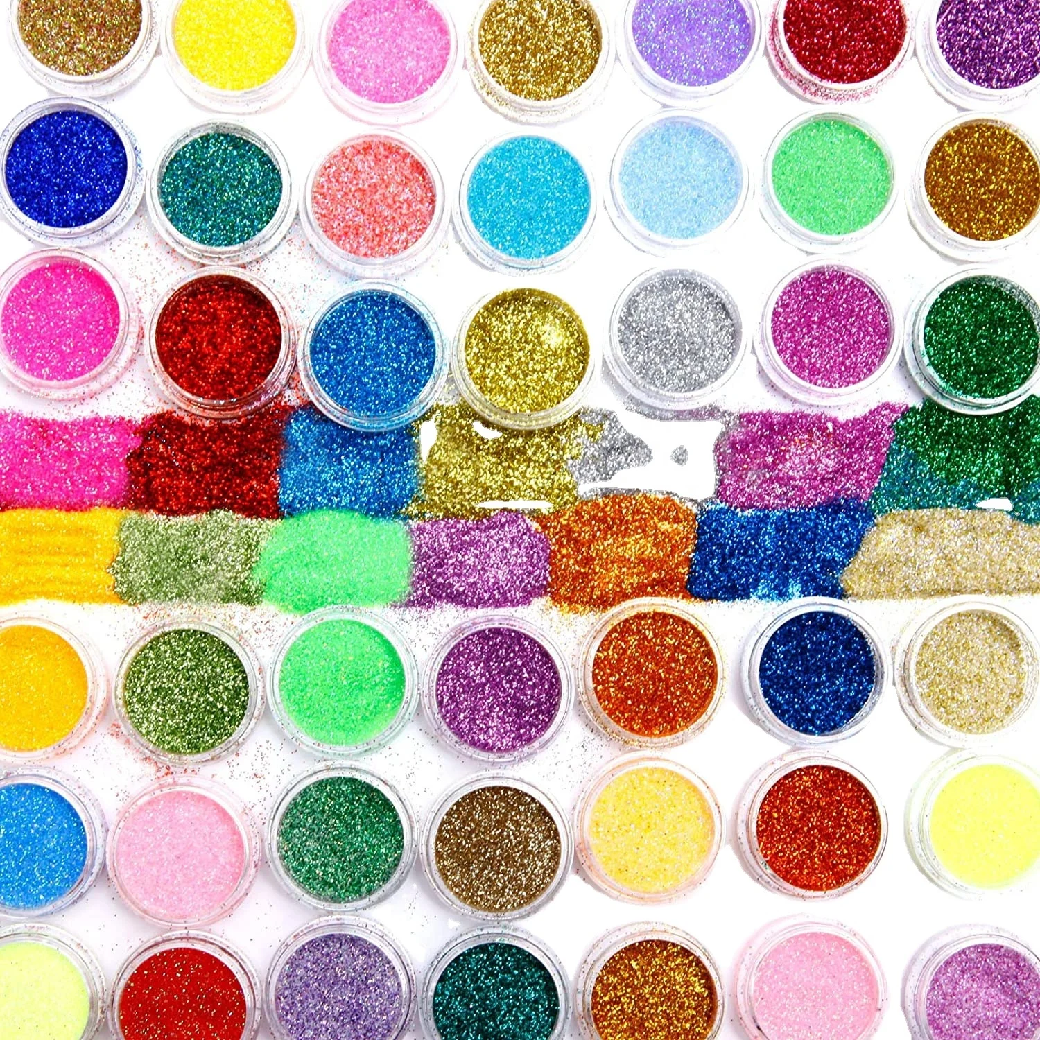 Wholesale Cheap eye shadow glitter powder 10 colors  glitter acrylic powder