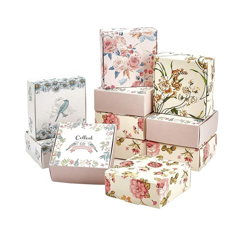 Custom printing folding Eco-Friendly biodegradable paper food bakery cake with clear window for cake gift box