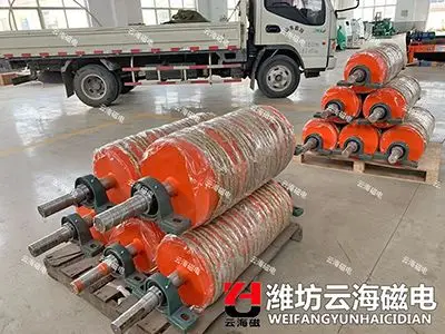 Постоянный Сухой Магнитный барабан для магнитного сепаратора