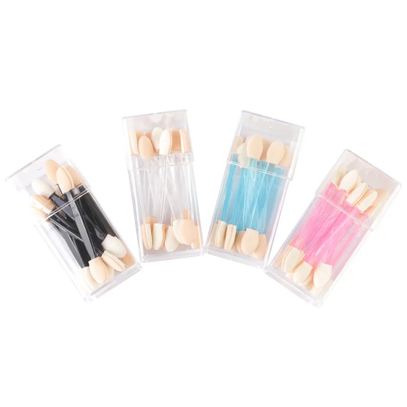 Makeup Brush Tool Shadow Applicator Soft Double Head Eyeshadow Stick Sponge Eye