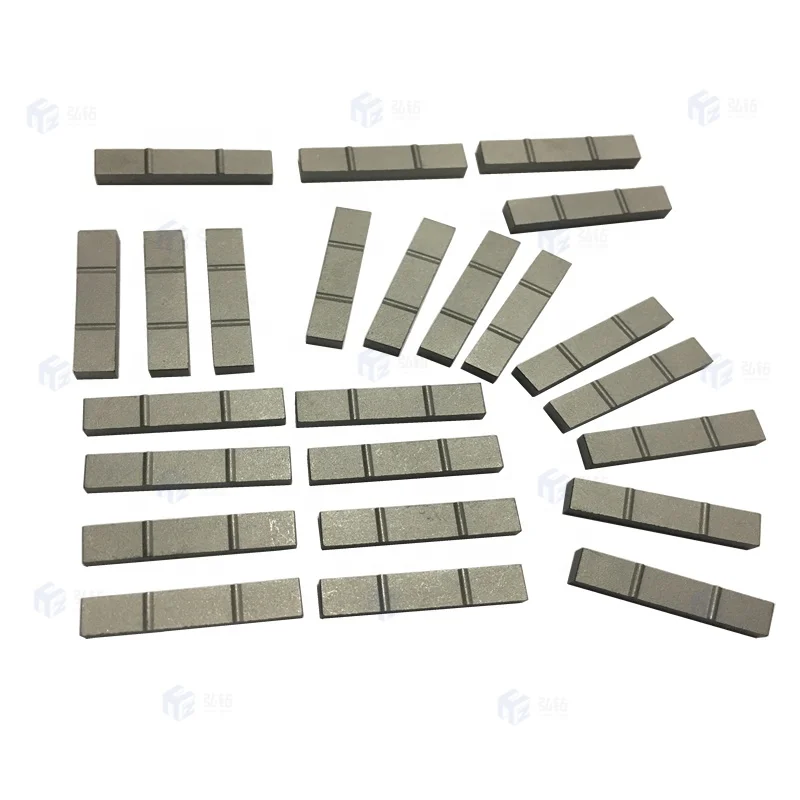 YG11C Carbide Rectangular Ribbed Insert 13x5x3 for Tungsten Carbide Tipping Mat
