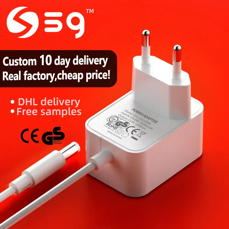 
power adapter 5v 12v 24v 48v 0.5a 1a 1.5a 2a 2.5a 3a 4a ac to dc power supply switching with UL GS CE PSE 