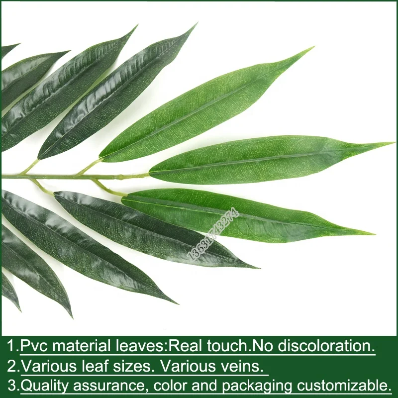 Factory Wholesale real touch fake plant tree leaf artificial bamboo for event decoration