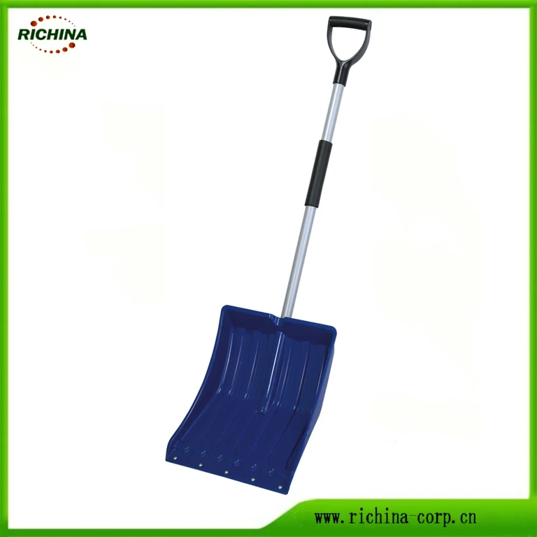 
big head, any color available, wood/steel handle, metal edge, 1300mm long, Snow Scoop Shovel 