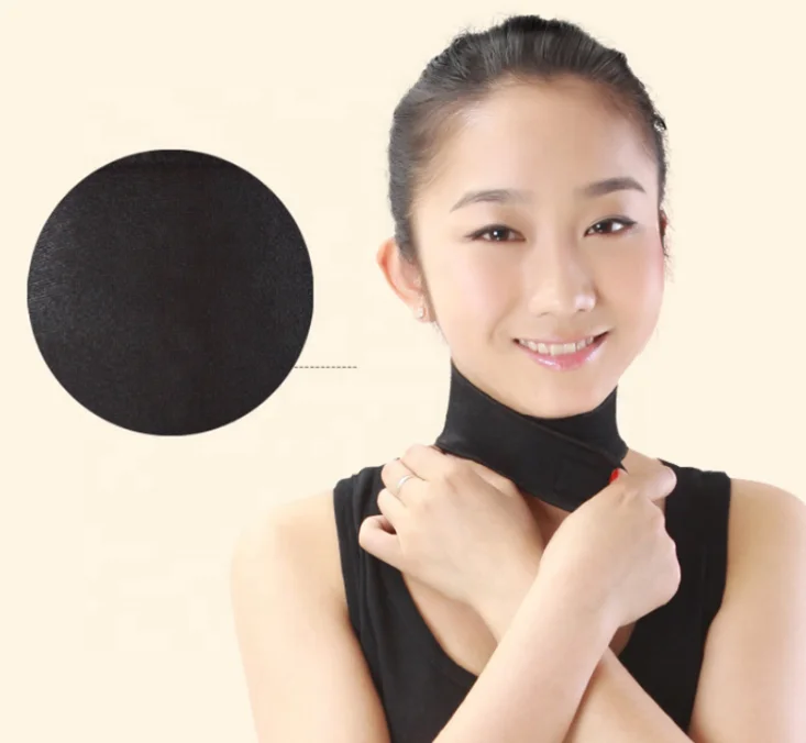 Оптовая продажа Магнитный Массажный неопреновый турмалиновый бандаж для облегчения боли в шее и